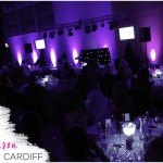 Uplighting Hire Wedding DJ Millenium Centre Cardiff