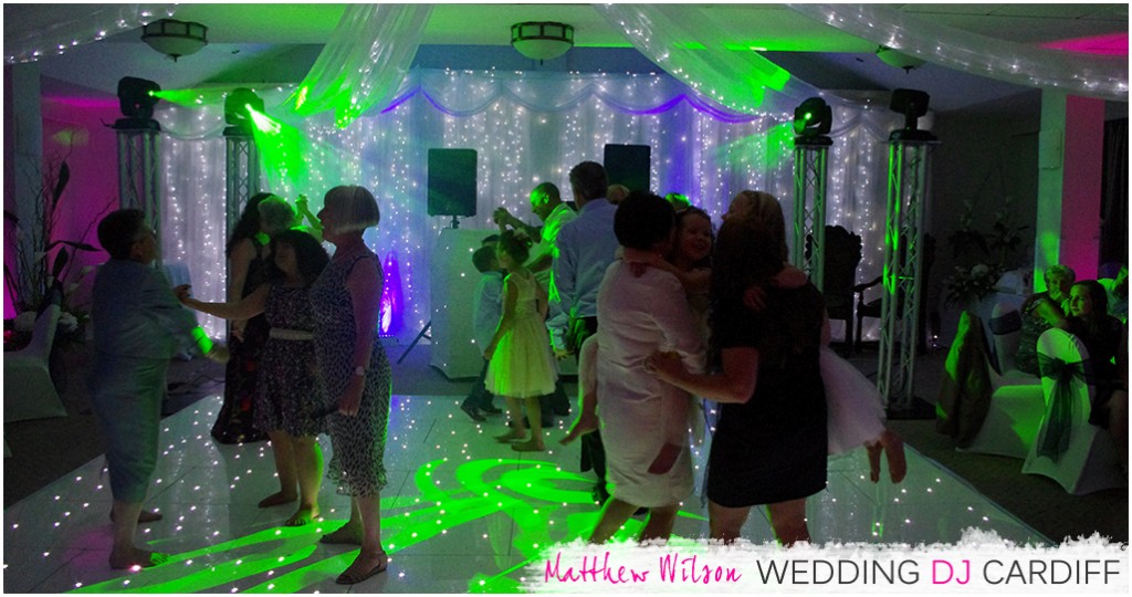 Starlit LED Dance Floor Hire Cardiff Wedding DJ Cardiff